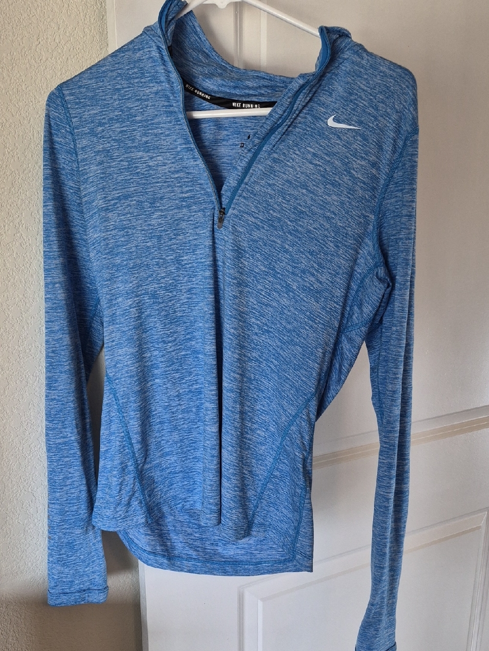Nike Light Blue Heather Dri-FIT Running Tee